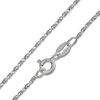 Thumbnail Image 1 of Made in Italy 100 Gauge Twist Box Chain Necklace in Sterling Silver - 16"