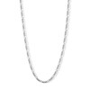 Made in Italy 080 Gauge Figaro Chain Necklace in Solid Sterling Silver - 16"