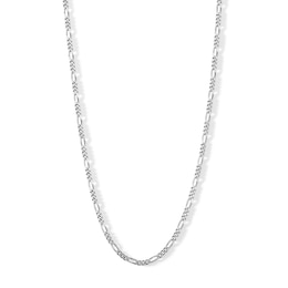 Made in Italy 080 Gauge Figaro Chain Necklace in Solid Sterling Silver - 16"