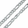 Thumbnail Image 1 of Sterling Silver 220 Gauge Figaro Chain Necklace - 24"