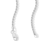 Thumbnail Image 5 of Sterling Silver Diamond-Cut Rope Chain Made in Italy - 16"