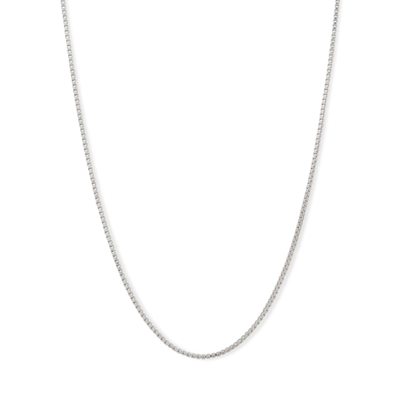 Made in Italy Gauge Box Chain Necklace in Sterling Silver