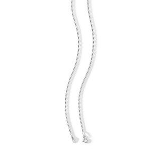 Made in Italy 125 Gauge Box Chain Necklace in Solid Sterling Silver - 18"