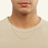 Thumbnail Image 3 of Sterling Silver Diamond-Cut Rope Chain Made in Italy - 20"
