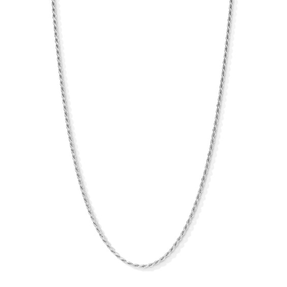 Sterling Silver Diamond-Cut Rope Chain