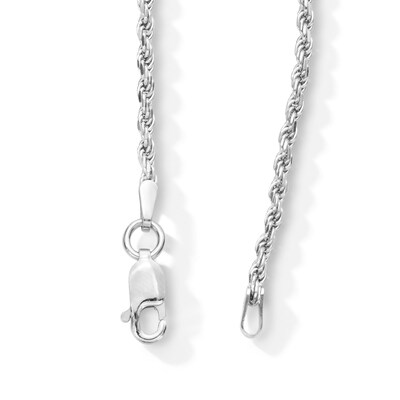 Sterling Silver Diamond-Cut Rope Chain - 18"