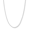 Thumbnail Image 0 of Made in Italy 030 Gauge Singapore Chain Necklace in Solid Sterling Silver - 18"