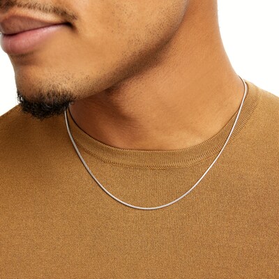 Sterling Silver Snake Chain Made in Italy - 20"
