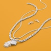 Thumbnail Image 1 of Made in Italy 100 Gauge Diamond-Cut Rope Chain Necklace in Solid Sterling Silver - 22"
