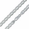 Thumbnail Image 1 of Sterling Silver 180G Pavé Mariner Link Chain Necklace - 24"