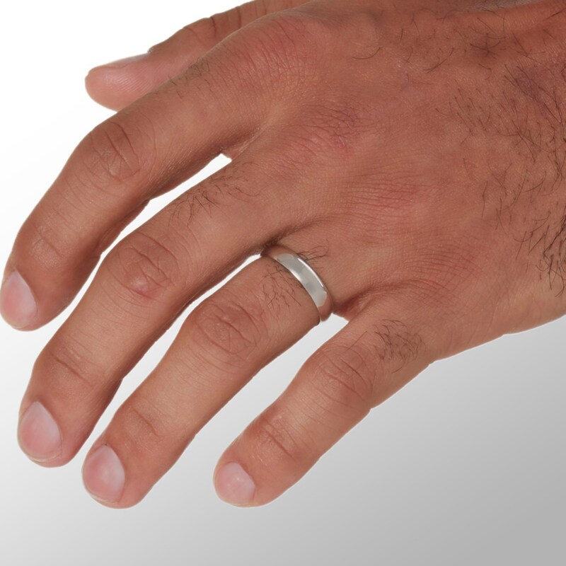 4mm Sterling Silver Polished Wedding Band
