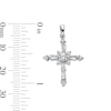 Thumbnail Image 4 of Cubic Zirconia Cross Charm in Sterling Silver