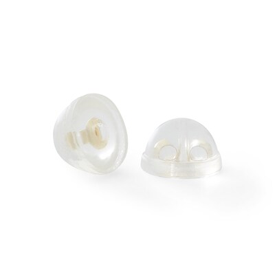 Cubic Zirconia Three Stone Earrings in 10K Gold