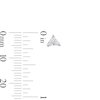 Thumbnail Image 3 of 4mm Trillion-Cut Cubic Zirconia Stud Earrings in Sterling Silver