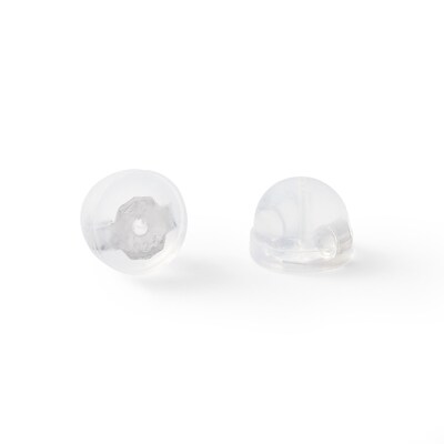 Solid Sterling Silver 6mm CZ Solitaire Studs