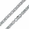 Thumbnail Image 1 of Sterling Silver 100 Gauge Flat Byzantine Chain Necklace - 30"