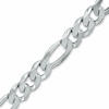 Thumbnail Image 1 of 400 Gauge Figaro Bracelet in Sterling Silver - 9"