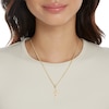 Thumbnail Image 3 of Diamond-Cut Open Crucifix Charm in 14K Solid Gold