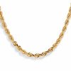Thumbnail Image 1 of 10K Gold 6mm Rope Chain Necklace - 22"