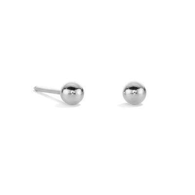 3mm Ball Stud Piercing Earrings in Solid Titanium