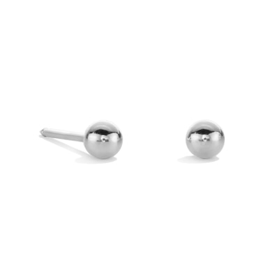 3mm Ball Stud Piercing Earrings in Solid Stainless Steel