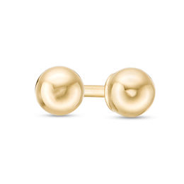 3mm Ball Stud Piercing Earrings in 14K Solid Gold