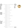 Thumbnail Image 3 of 4mm Ball Stud Piercing Earrings in 14K Solid Gold