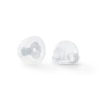 Thumbnail Image 3 of 8.0mm Princess-Cut Cubic Zirconia Stud Earrings in Sterling Silver