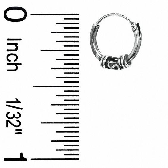 Sterling Silver Small and Medium Ball Stud and Hoop Earrings Set
