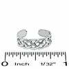 Thumbnail Image 2 of Weave Toe Ring in Sterling Silver