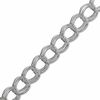 Thumbnail Image 1 of Made in Italy 080 Gauge Link Charm Bracelet in Sterling Silver - 8"