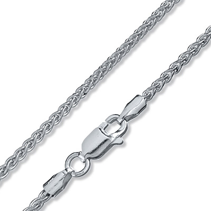 Main Image 1 of 050 Gauge Spiga Chain Necklace in Sterling Silver - 20"