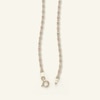Thumbnail Image 2 of Made in Italy 040 Gauge Valentino Chain Necklace in 10K Tri-Tone Gold - 20&quot;