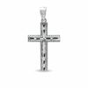 Thumbnail Image 1 of Diamond-Cut Cross Charm in 10K White Gold