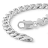 Made in Italy 220 Gauge Curb Bracelet in Sterling Silver - 8.5"