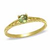 Thumbnail Image 0 of Child's Peridot Birthstone Ring in 10K Gold - Size 3