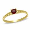 Thumbnail Image 0 of Child's Garnet Birthstone Ring in 10K Gold - Size 3