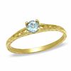 Thumbnail Image 0 of Child's Aquamarine Birthstone Ring in 10K Gold - Size 3