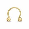 016 Gauge Horseshoe in 10K Gold
