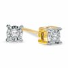 Thumbnail Image 1 of 1/10 CT. T.W. Diamond Illusion Stud Earrings in 10K Gold