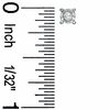 Thumbnail Image 2 of 1/10 CT. T.W. Diamond Illusion Stud Earrings in 10K Gold