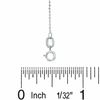 10K Gold 080 Gauge Diamond-Cut Bead Chain Necklace - 16"