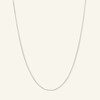 Thumbnail Image 0 of 040 Gauge Box Chain Necklace in 10K Solid White Gold - 16"