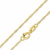 Thumbnail Image 0 of 14K Gold 1.7mm Solid Singapore Chain Necklace - 20"