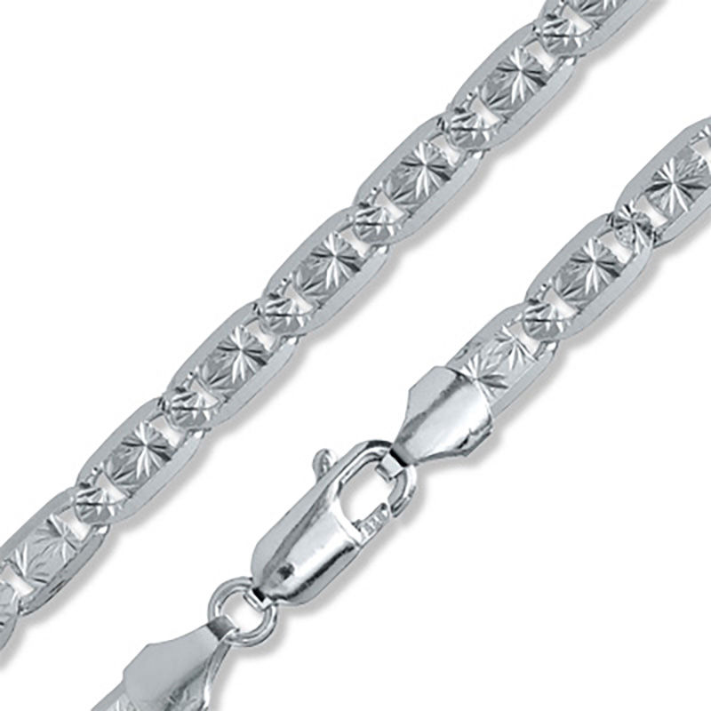 Main Image 1 of 100 Gauge Valentino Chain Necklace in Sterling Silver - 18"