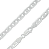 Thumbnail Image 1 of 120 Gauge Valentino with Star Chain Necklace in Sterling Silver - 22"