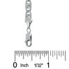 Thumbnail Image 2 of 120 Gauge Valentino with Star Chain Necklace in Sterling Silver - 22"
