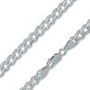 Thumbnail Image 1 of Made in Italy 180 Gauge Curb Chain Necklace in Sterling Silver - 22"