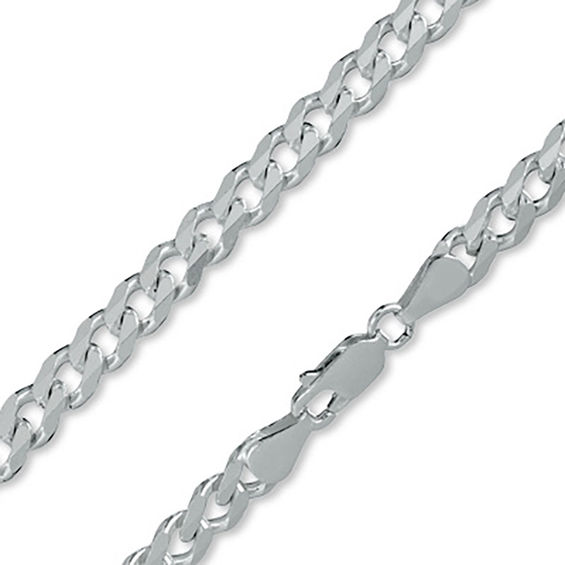 Made in Italy Gauge Curb Chain Necklace in Sterling Silver