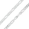 Thumbnail Image 1 of Made in Italy 180 Gauge Figaro Chain Necklace in Sterling Silver - 26"